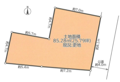 葛飾区堀切5丁目 売土地