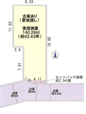 足立区伊興4丁目 売土地