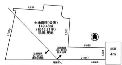 葛飾区堀切3丁目 売土地