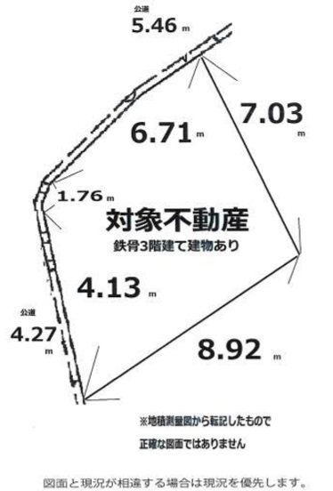 荒川区荒川5丁目 売土地